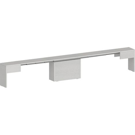 Panca Allungabile 66/290x25x45 cm Pratika Singola A Larice Bianco (1/5)