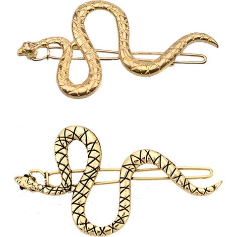 Pin À Cheveux Serpent - Pin À Cheveux Métallique Vintage - Pour Femme Et Fille - Lot De 4 Pièces (1/5)
