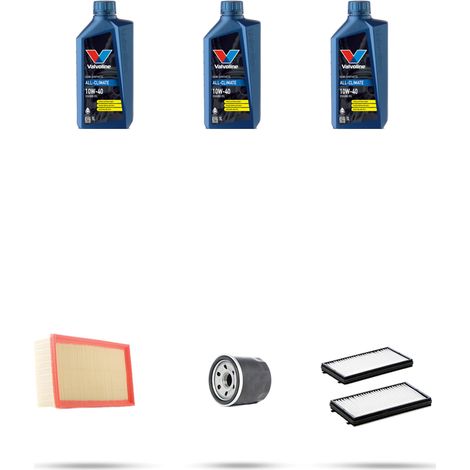 Kit tagliando 3 FILTRI e 3L OLIO compatibile con Hyundai Accent (LC) II 1.5i 66kw dal 2000 (1/5)
