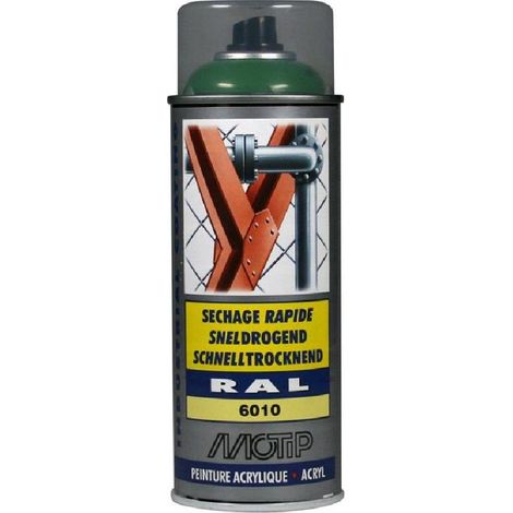 Peinture Aerosol Ral6010 Motip Ral 400 Ml Vert herbe (1/2)