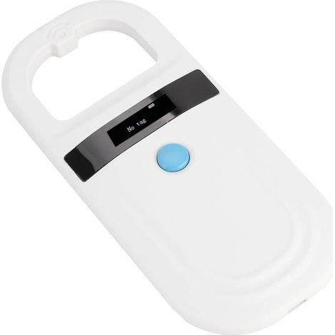 RFID-Mikrochip-Lesegerät für Haustiere (134,2 kHz), Haustier-ID-Chip-Scanner, ausgestattet mit einem 0,91-Zoll-OLED-Display mit hoher Helligkeit, kompatibel mit USB-C-Ladeanschluss, geeignet zur Haust (1/4)