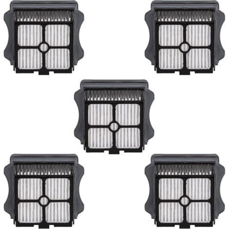 Lot de 5 filtres HEPA compatibles avec Tineco iFloor 3/Floor One S3/Floor One S5/Floor One S5 Pro, kit de filtres pour aspirateur humide et sec, pièces de rechange 5 filtres (1/5)
