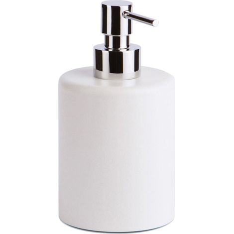 Lineabeta - Dispenser sapone Saon in alluminio bianco 250 ml