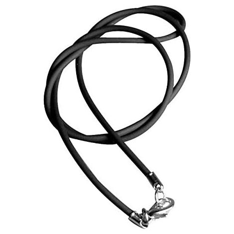 RAYHER - COLLIER IN CAUCCIU' Ø2MM 42CM -COLORE NERO