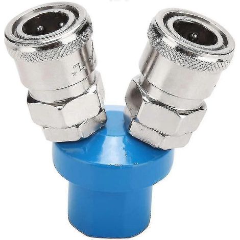 Raccord rapide pneumatique de type C 1/4 pouce, connecteur pour compresseur d'air 2/3 voies (2 voies) (1/5)