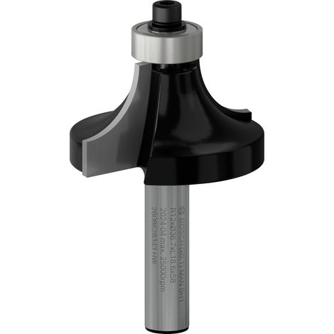 Bosch Accessories 2608628343 Abrundfräser Hartmetall   Länge 60 mm   Schaftdurchmesser 8 mm