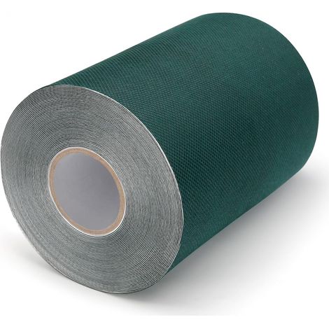 Ruban de Gazon Artificiel Ruban de Joint de pelouse synthétique Auto-adhésif pour connecter des Tapis de Tapis de Gazon Vert pour connecter de Faux d'herbe (15CM X 15M) (1/5)