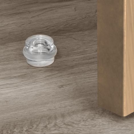 Tope de puerta emuca 42 mm transparente lote 6