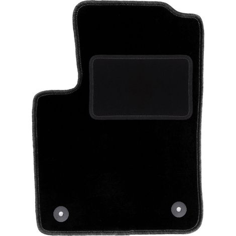 Tapis conducteur noir pour : Fiat 500 FL à hayon (2013-2019)