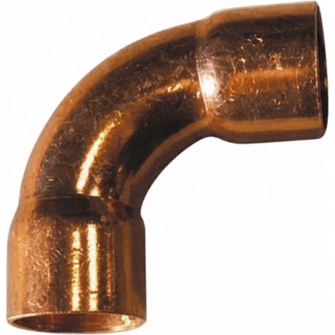 Gomito a grande raggio 90° femmina 54