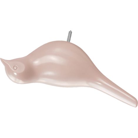 Uncinetto in resina, uncinetto a forma di uccello o animale dei cartoni animati - Rosa (1/5)