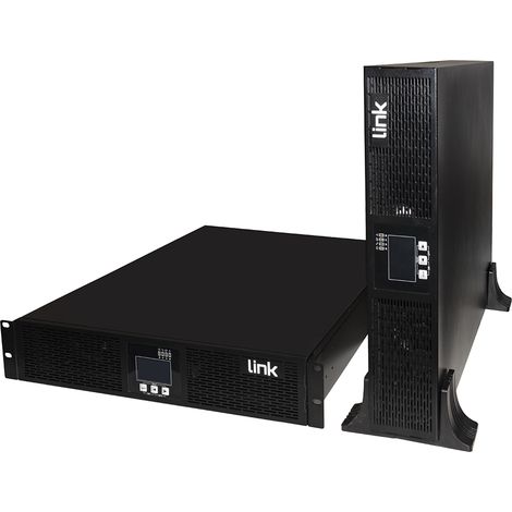 Gruppo di continuità Link GRUPPO CONTINUITA' RACK 19 1000VA 1000W ONLINE ONDA SINUSOIDALE, CON 4 PORTE IEC,CON SLOT SNMP