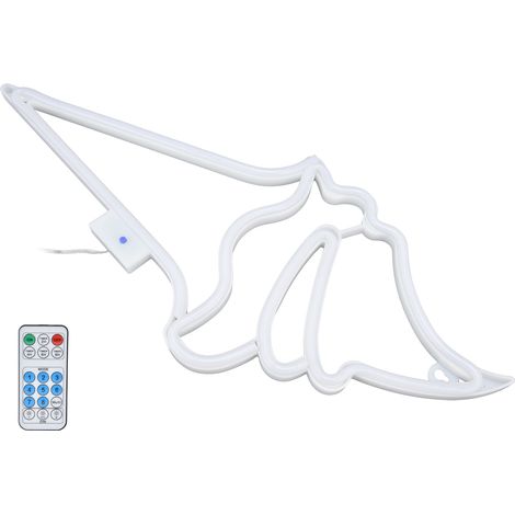 Guirlande LED néon glacée rose, ruban lumineux décoratif avec télécommande 18 boutons, 8 modes d'éclairage, minuterie, pour mur intérieur, restaurant, bar, soirée, anniversaire, alimentation par USB o (1/5)