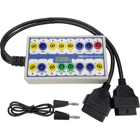 Boîtier de diagnostic OBD-II professionnel pour automobile, détecteur de protocole OBD-II, connecteur de diagnostic (1/5)