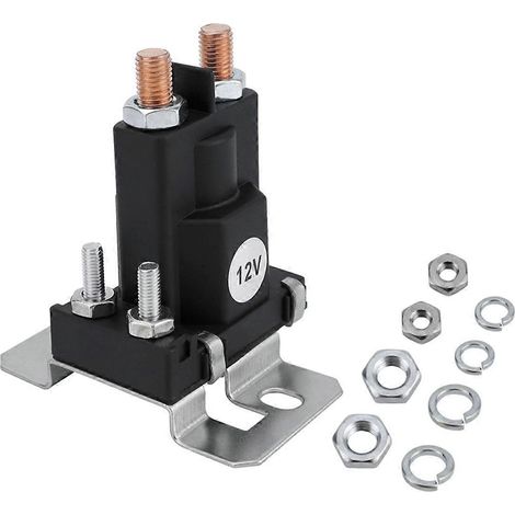 Kit relais de démarrage 12 V à courant élevé (500 A) avec porte-fusible 100 A (1/5)