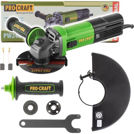 Amoladora angular Procraft PW2400ES 1350 vatios 125 mm (1/5)