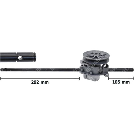 Cortacésped autopropulsado DUCAR, longitud 480 mm, diámetro de la polea 86 mm 055680
