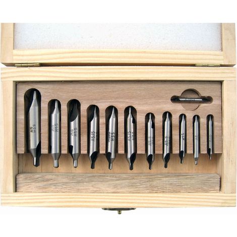 Zentrierbohrer-Set 12-teilig (1/3)