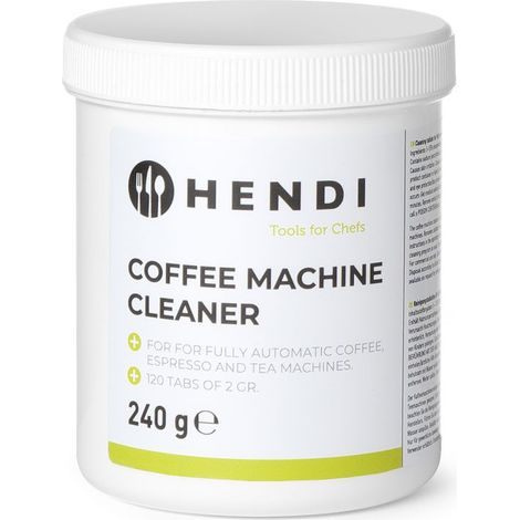 HENDI Reinigungstabletten für Kaffeevollautomaten, 120 Stk.,