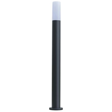 Palo 100cm Lampione Giardino Esterno lampada e27 led Lampioncino ( PG-2-100CM-NERO) (1/5)
