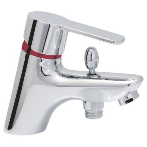 Robinet mitigeur bain-douche monotrou, finition chromée - Rolf (1/2)