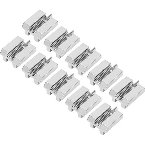Fermeture éclair invisible pied-de-biche 10 pièces inoxydable résistant à l'usure accessoires machine à coudre pour travaux manuels maison DIY (1/5)