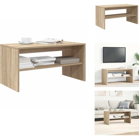 Meuble TV Chêne sonoma 80 x 40 x 40 cm Aggloméré - Meuble TV - Meubles TV - Unité TV - Meuble De Télévision (1/5)