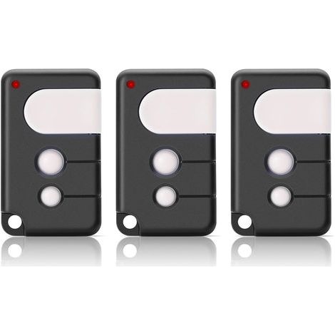 Télécommande porte de garage 433,92 MHz,émetteurs de porte de garage Compatible avec Chamberlain LiftMaster MotorLift 84335E/EML,94335E/EML,84333E/EML (3pcs) (1/5)