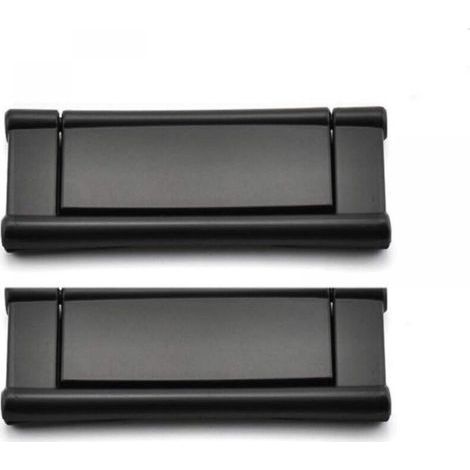 Poignee de Meuble Cuisine, 64mm Poignées Invisibles pour Armoires de Cuisine, Tiroirs - Alliage de Zinc - Noir Mat - 2 pcs (1/4)