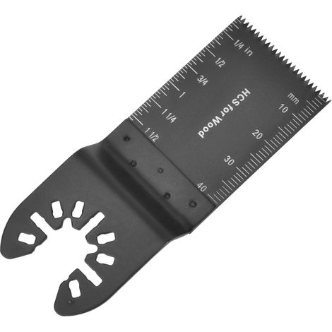 50 Mehrzweck-Oszillationssägeblätter 34 mm, universell einsetzbar, aus hochkohlenstoffhaltigem Stahl. (1/5)