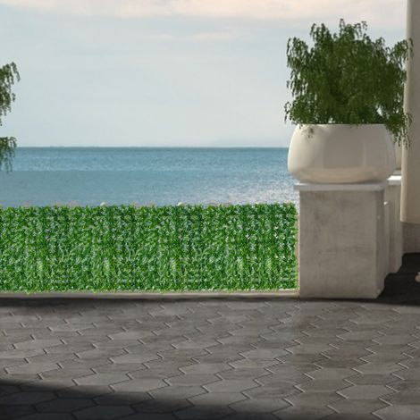 Rouleau de brise-vue artificiel résistant aux UV pour haie, mur, aménagement paysager, clôture de jardin, écran de balcon, décoration intérieure et extérieure (1/5)