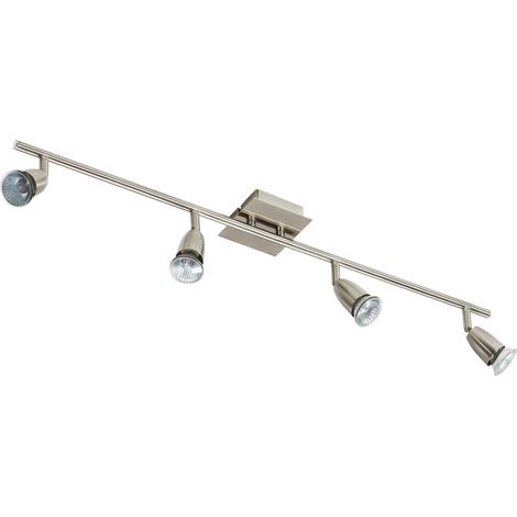 Regleta ECCO 4xGU10 cromo cepillado (1/2)