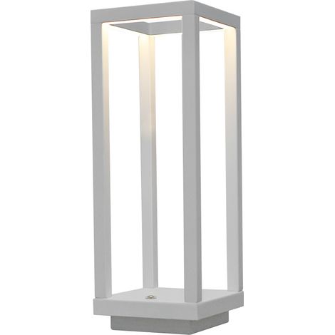 Lampe de table LED tactile, usage intérieur et extérieur, variation continue de l'intensité sur 3 couleurs — Idéale pour restaurant, chambre, jardin et terrasse — Blanc (1/5)