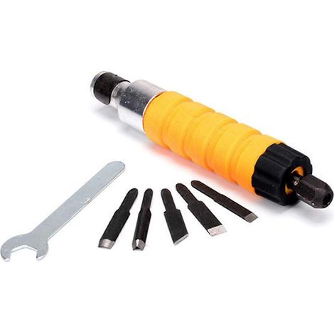Ensemble d'outils de sculpture sur bois avec 5 embouts de sculpture (1/5)