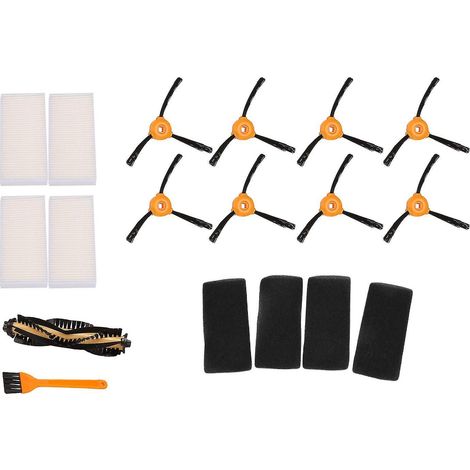 8 brosses + 4 filtres HEPA + 1 brosse pour Ecovacs Deebot N79 N79s (1/4)
