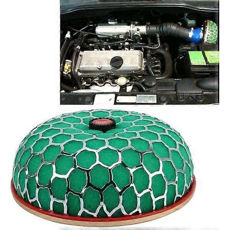 HKS 76mm Round Mushroom Super Power Car Cleaner Air Filter Flow Admission 3-layer Dry Filter Super Stealth Frame High Performance Air Induction Air Fl