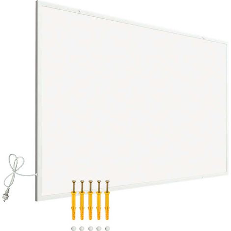 Wiltec Calefactor infrarrojo 400W panel calefacción IR calentador eléctrico radiador de bajo consumo (1/5)