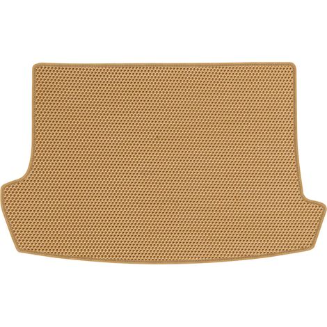 Tappetino per bagagliaio in EVA a nido d'ape - beige per Volkswagen T-Roc Crossover dal 2015 al 2017. (1/5)