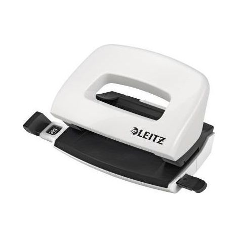 LEITZ Locher Leitz NeXXt WOW Mini 5060 8cm 10 Bl. (80 g/m²) mit Anschlagschiene weiß (1/4)