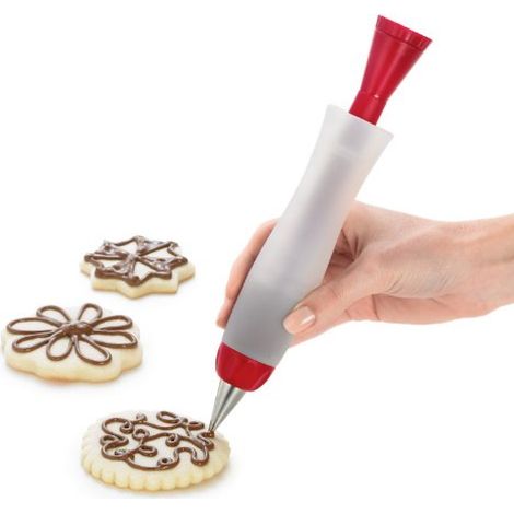 Stylo de décoration de luxe pour la pâtisserie – Outil de glaçage de précision pour la création de gâteaux, cupcakes et desserts artistiques