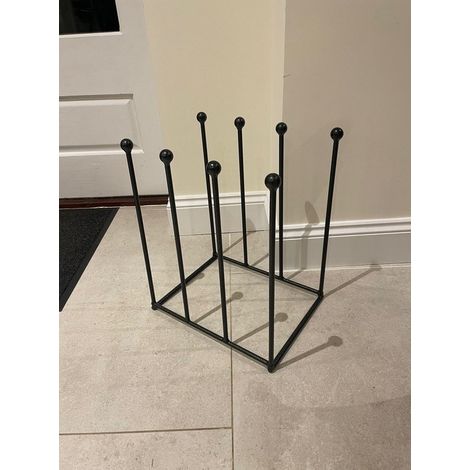 Rectangle Boot Rack  - Steel - L29 x W37 x H45.5 cm - Black