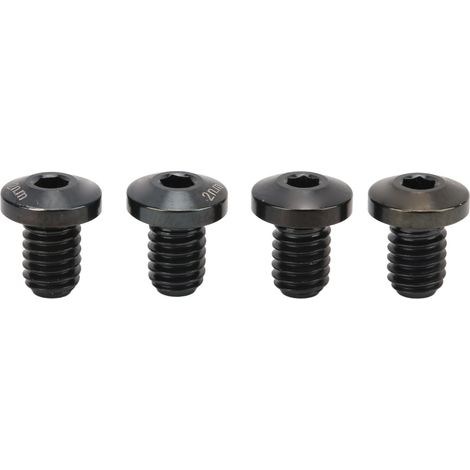 4 Vis de frein vélo route en alliage titane résistant à la corrosion, filetage précis, noir (lot de 4) (1/5)