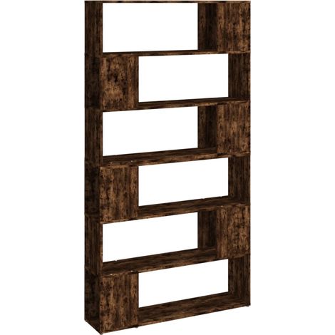 Maison Exclusive - Bibliothèque/Séparateur de pièce chêne fumé 100x24x188 cm