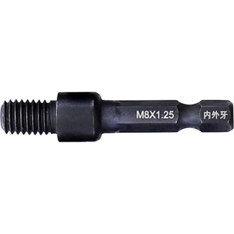 Adaptateur à Tige Hexagonale 1/4 '', Adaptateur De Mandrin De Perceuse à Filetage A- M8 X 1.25 (1/5)