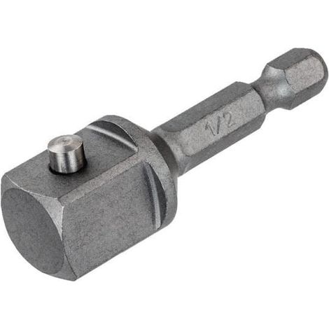 Adattatore Dewalt per avvitatori a impulsi da 1/4" a bussole da 1/2".