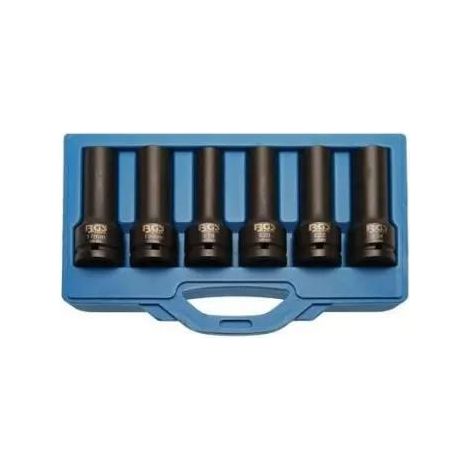 BGS Juego de vasos de perfiles E metálicos 6 piezas