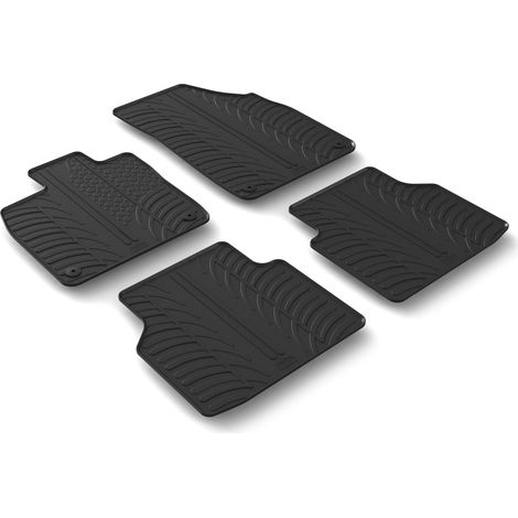 Set tappeti su misura in gomma - compatibile per Skoda Enyaq 5p (11/2012/24) elettrica - Skoda Enyaq Coupè IV (09/2212/24) elettrica - Skoda Enyaq 5p (01/25) elettrica - Skoda Enyaq Coupè IV (01/2