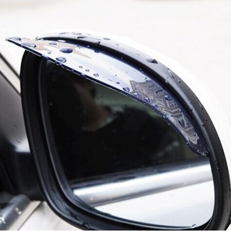 2 pièces de protection anti-pluie pour rétroviseurs latéraux arrière (1/5)