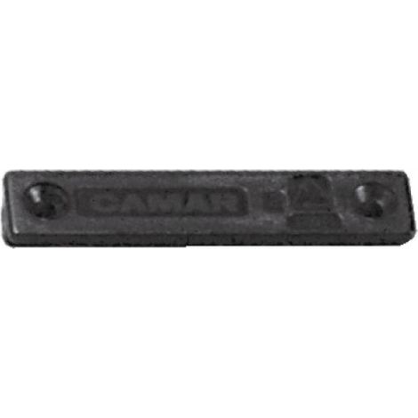 Base plastique à queue de sapin pour raccord entre le clip diamètre 28mm et la plinthe avec rainure - boite de 25 pcs - CAMAR (1/2)