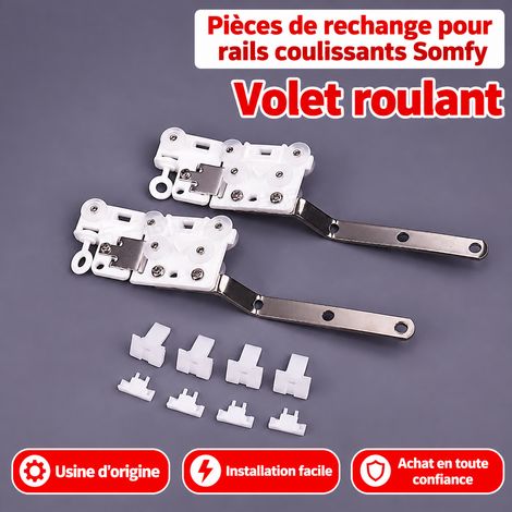 Chariot conducteur pour rail cintré de rideau électrique motorisé S-rail en POM et acier inoxydable 16,5 g – Livraison gratuite (1/5)